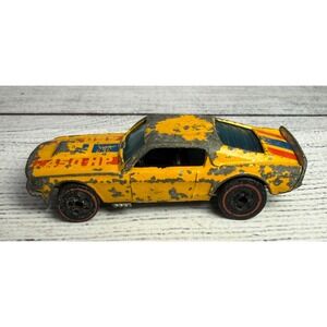 Hot Wheels redline Mustang Stocker Ford Diecast Car Yellow Blue Red Vintage 1974